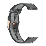 Cinturino per orologio con cinturino da polso in nylon con trama a righe da 22 mm per Fossil Hybrid Smartwatch HR, maschio Gen 4 Explorist HR e sport