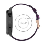 Cinturino per orologio con cinturino da polso in nylon con trama a righe da 22 mm per Fossil Hybrid Smartwatch HR, maschio Gen 4 Explorist HR e sport