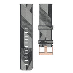 Cinturino per orologio con cinturino da polso in nylon con trama a righe da 22 mm per Huawei GT / GT2 46mm, Honor Magic Watch 2 46mm / Magic