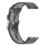 Cinturino per orologio con cinturino da polso in nylon con trama a righe da 22 mm per Huawei GT / GT2 46mm, Honor Magic Watch 2 46mm / Magic