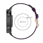 Cinturino per orologio con cinturino da polso in nylon con trama a righe da 22 mm per Huawei GT / GT2 46mm, Honor Magic Watch 2 46mm / Magic