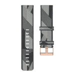 Cinturino per orologio con cinturino da polso in nylon con trama a righe da 22 mm per Fossil Gen 5 Carlyle, Gen 5 Julianna, Gen 5 Garrett, Gen 5 Carlyle HR