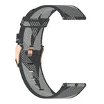 Cinturino per orologio con cinturino da polso in nylon con trama a righe da 22 mm per Fossil Gen 5 Carlyle, Gen 5 Julianna, Gen 5 Garrett, Gen 5 Carlyle HR