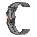 Cinturino per orologio con cinturino da polso in nylon con trama a righe da 22 mm per Galaxy Watch 46 mm / Gear S3