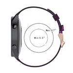 Cinturino per orologio con cinturino da polso in nylon con trama a righe da 22 mm per Xiaomi Mi Watch Color, Garmin Vivoactive 4