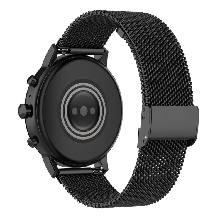 Cinturino per orologio con cinturino da polso in maglia metallica da 22 mm per Fossil Gen 5 Carlyle / Gen 5 Julianna / Gen 5 Garrett / Gen 5 Carlyle HR