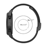 Cinturino per orologio con cinturino da polso in maglia metallica da 22 mm per Fossil Hybrid Smartwatch HR, maschio Gen 4 Explorist HR, maschio sportivo