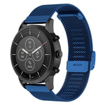 Cinturino per orologio con cinturino da polso in maglia metallica da 22 mm per Fossil Hybrid Smartwatch HR, maschio Gen 4 Explorist HR, maschio sportivo
