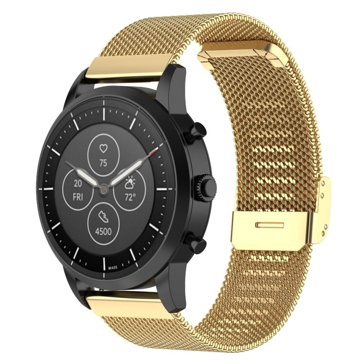 Cinturino per orologio con cinturino da polso in maglia metallica da 22 mm per Fossil Hybrid Smartwatch HR, maschio Gen 4 Explorist HR, maschio sportivo