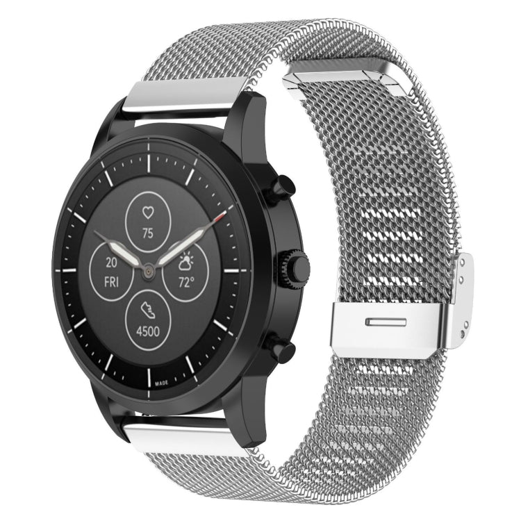 Cinturino per orologio con cinturino da polso in maglia metallica da 22 mm per Fossil Hybrid Smartwatch HR, maschio Gen 4 Explorist HR, maschio sportivo