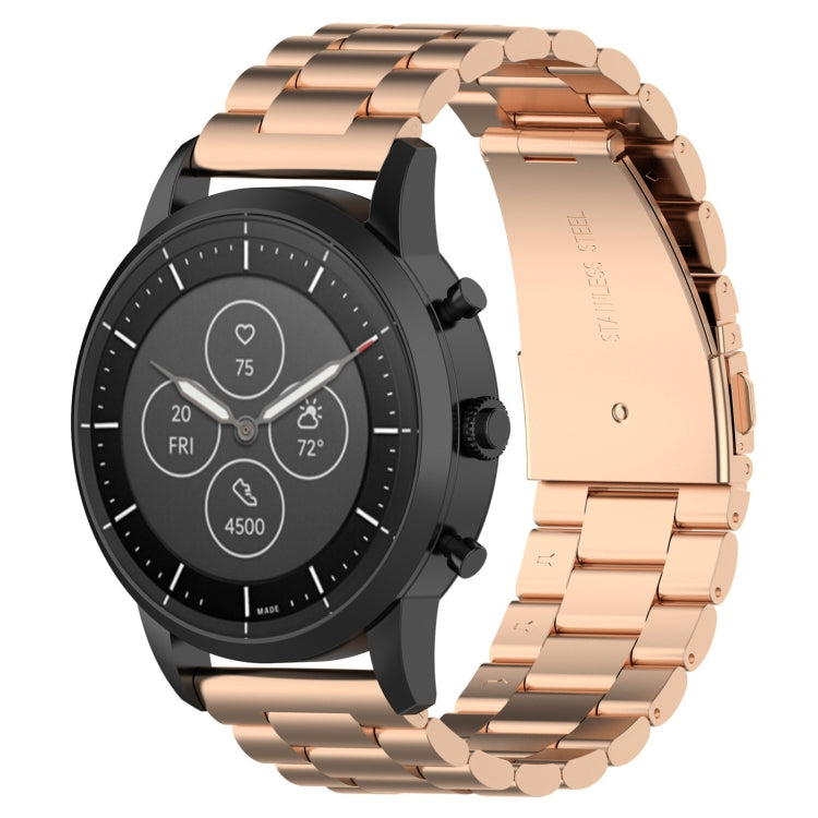 Cinturino per orologio con cinturino da polso in acciaio da 22 mm per Fossil Hybrid Smartwatch HR, maschio Gen 4 Explorist HR / maschio sportivo