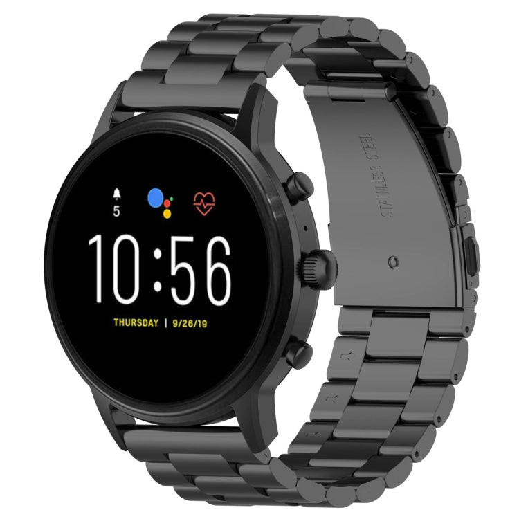 Cinturino da polso in acciaio da 22 mm per Fossil Gen 5 Carlyle, Gen 5 Julianna, Gen 5 Garrett, Gen 5 Carlyle HR