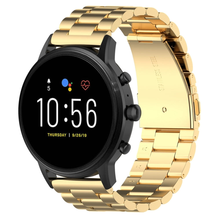 Cinturino da polso in acciaio da 22 mm per Fossil Gen 5 Carlyle, Gen 5 Julianna, Gen 5 Garrett, Gen 5 Carlyle HR