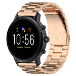 Cinturino da polso in acciaio da 22 mm per Fossil Gen 5 Carlyle, Gen 5 Julianna, Gen 5 Garrett, Gen 5 Carlyle HR