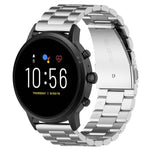 Cinturino da polso in acciaio da 22 mm per Fossil Gen 5 Carlyle, Gen 5 Julianna, Gen 5 Garrett, Gen 5 Carlyle HR