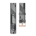 Cinturino per orologio con cinturino da polso in nylon con trama a righe da 23 mm per Fitbit Versa 2, Fitbit Versa, Fitbit Versa Lite, Fitbit Blaze