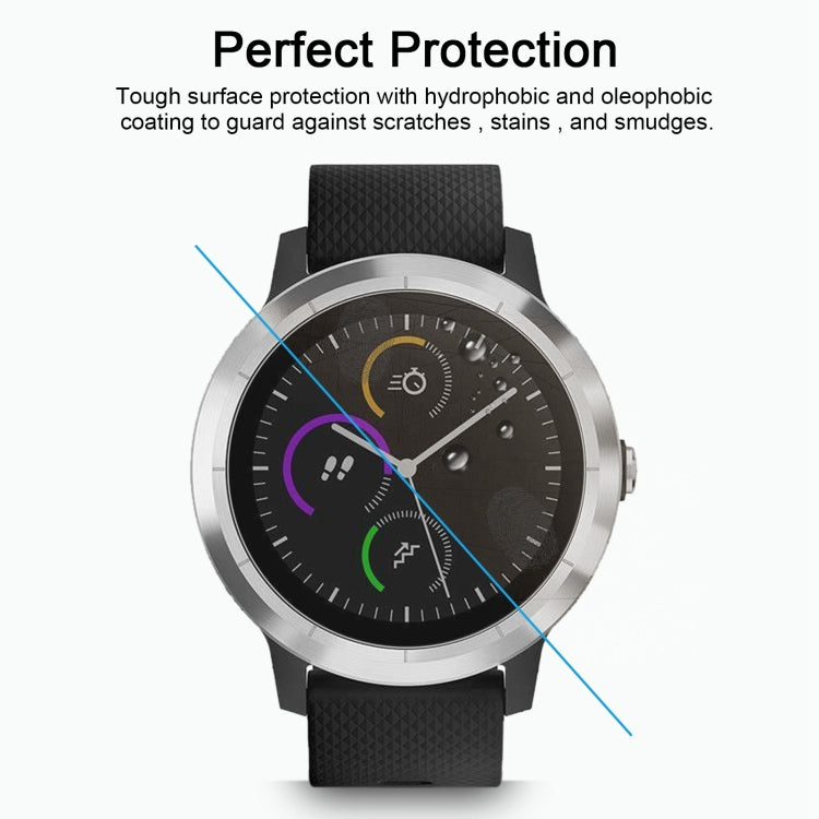 ENKAY Hat-Prince per Garmin vivoactive 3 Smart Watch 0,2 mm 9H Durezza superficiale 2.15D Pellicola per schermo in vetro temperato antideflagrante