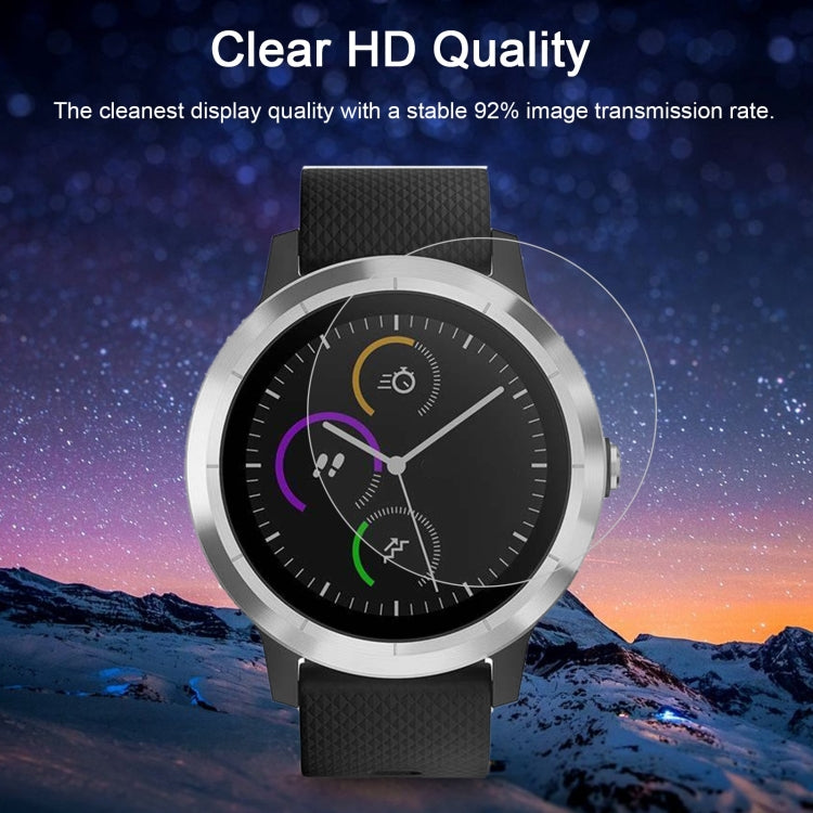 ENKAY Hat-Prince per Garmin vivoactive 3 Smart Watch 0,2 mm 9H Durezza superficiale 2.15D Pellicola per schermo in vetro temperato antideflagrante