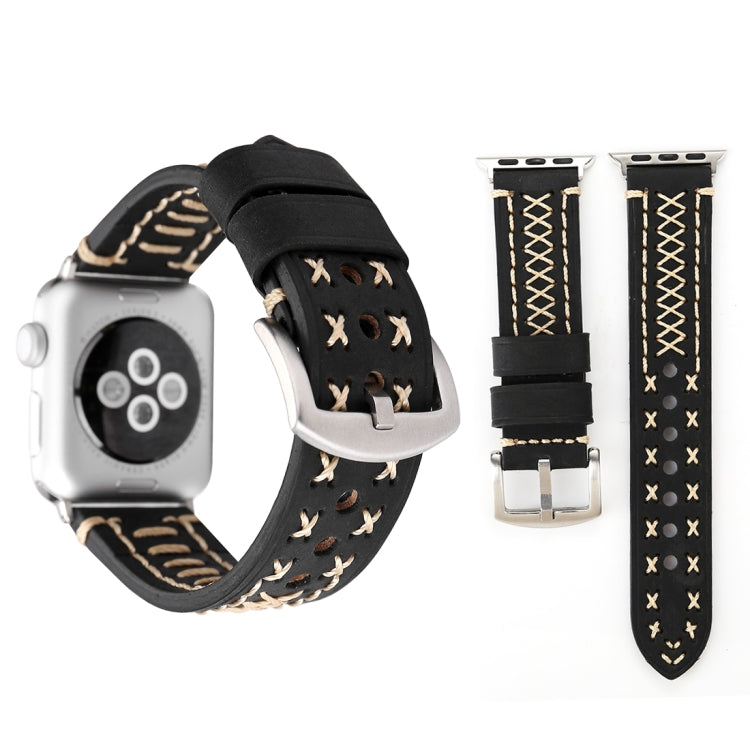 Cinturino in vera pelle per Apple Watch 38mm e 40mm