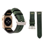 Per Apple Watch Ultra 49mm / Serie 8 e 7 45 mm / SE 2 e 6 e SE e 5 e 4 44 mm / 3 e 2 e 1 42 mm Cinturino per orologio in vera pelle con motivo retrò XX Line, For 42mm