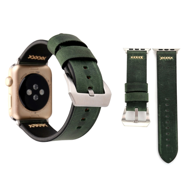 Per Apple Watch Ultra 49mm / Serie 8 e 7 45 mm / SE 2 e 6 e SE e 5 e 4 44 mm / 3 e 2 e 1 42 mm Cinturino per orologio in vera pelle con motivo retrò XX Line, For 42mm