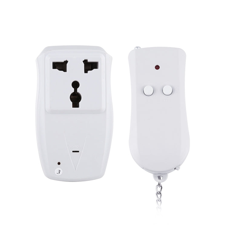 110V Indoor Wireless Smart Remote Control Switch with Single Keychain Transmitter, CN Plug, CN Plug