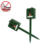Dispositivo solare repellente animali con LED bianco e rosso