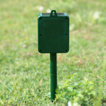Dispositivo solare repellente animali con LED bianco e rosso