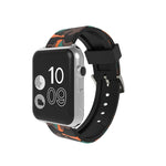 Per cinturino in silicone con motivo mimetico alla moda da 38 mm per Apple Watch serie 3, 2 e 1, 38mm