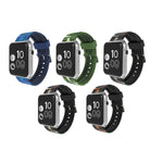 Per cinturino in silicone con motivo mimetico alla moda da 38 mm per Apple Watch serie 3, 2 e 1, 38mm