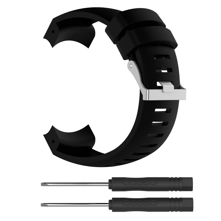Cinturino in silicone nero per Suunto Core ALU
