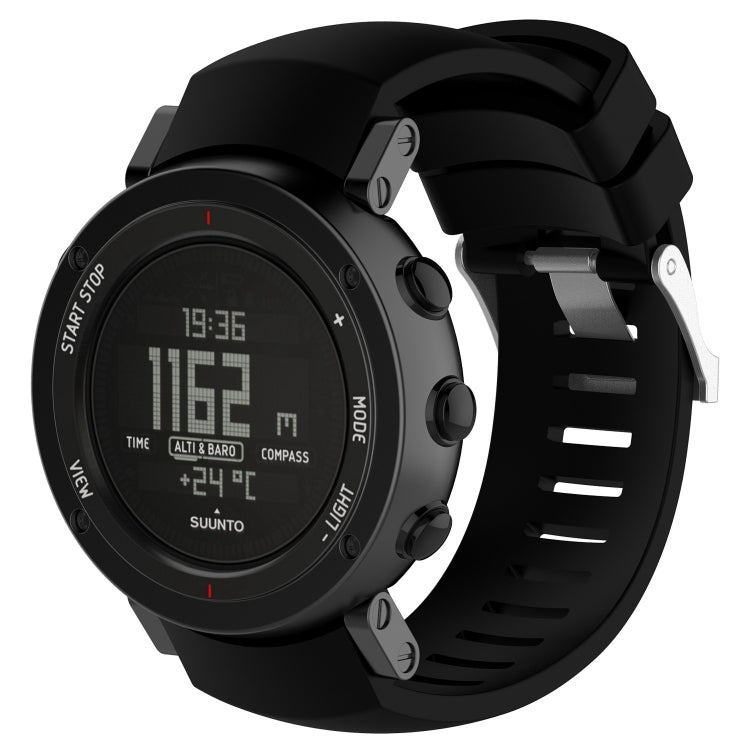 Cinturino in silicone nero per Suunto Core ALU