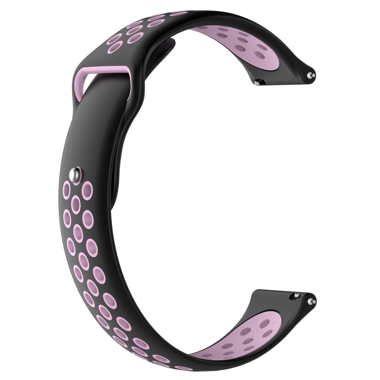 Cinturino sportivo in silicone bicolore per Huawei Watch Series 1 18mm