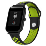 Cinturino sportivo in silicone bicolore per Huawei Watch Series 1 18mm