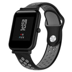 Cinturino sportivo in silicone bicolore per Huawei Watch Series 1 18mm