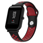 Cinturino sportivo in silicone bicolore per Huawei Watch Series 1 18mm