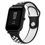 Cinturino sportivo in silicone bicolore per Huawei Watch Series 1 18mm