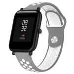 Cinturino sportivo in silicone bicolore per Huawei Watch Series 1 18mm