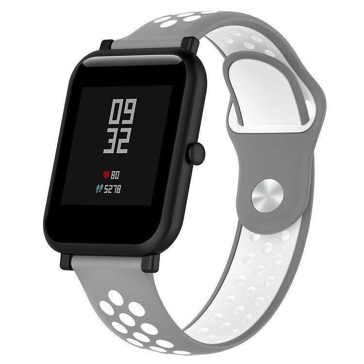 Cinturino sportivo in silicone bicolore per Huawei Watch Series 1 18mm