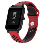 Cinturino sportivo in silicone bicolore per Huawei Watch Series 1 18mm