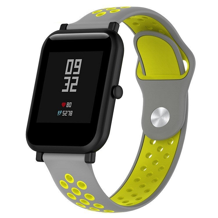 Cinturino sportivo in silicone bicolore per Huawei Watch Series 1 18mm