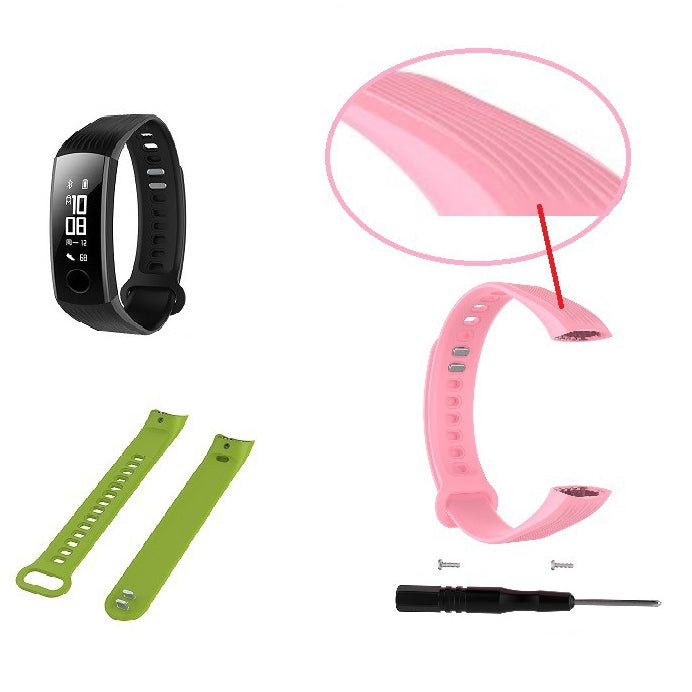 Cinturino in silicone per Huawei Honor Band 3