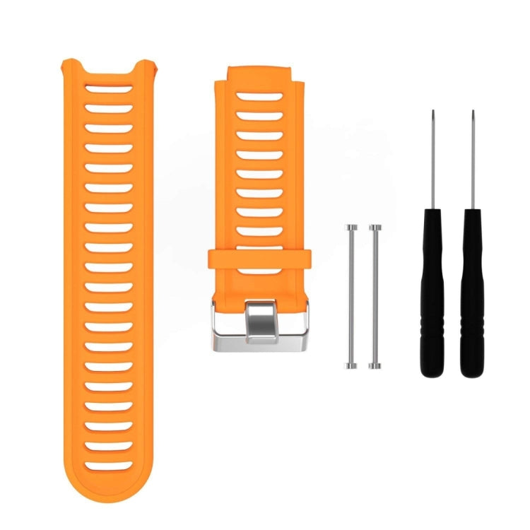 Cinturino in silicone tinta unita per Garmin Forerunner 910XT