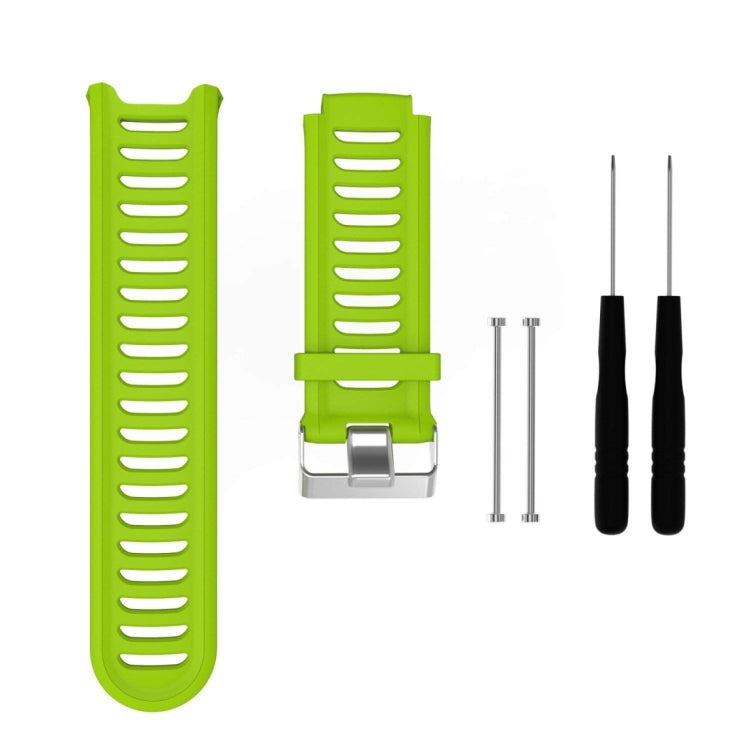 Cinturino in silicone tinta unita per Garmin Forerunner 910XT