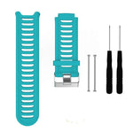Cinturino in silicone tinta unita per Garmin Forerunner 910XT