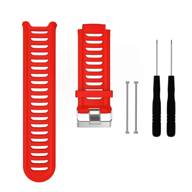 Cinturino in silicone tinta unita per Garmin Forerunner 910XT