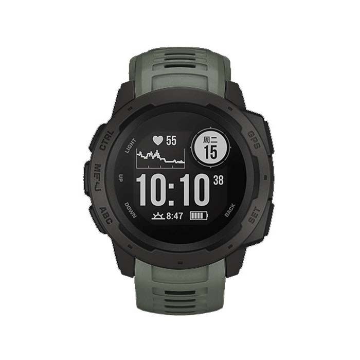 Cinturino in silicone per Garmin Instinct 22 mm, host non incluso