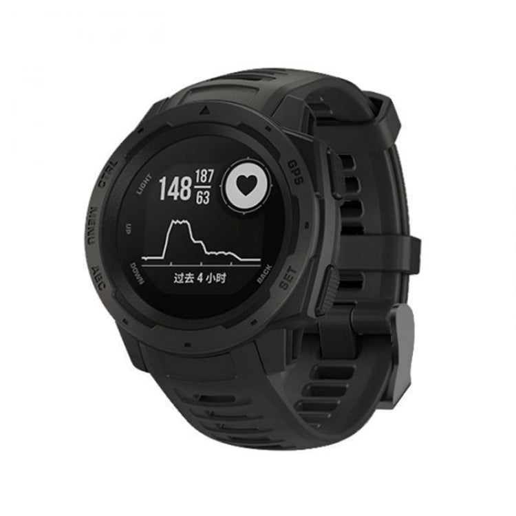 Cinturino in silicone per Garmin Instinct 22 mm, host non incluso
