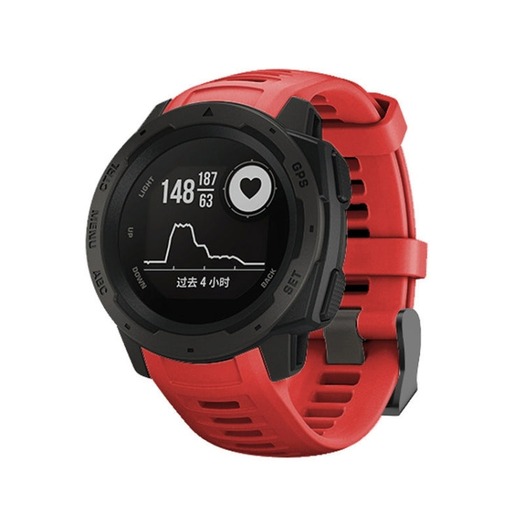 Cinturino in silicone per Garmin Instinct 22 mm, host non incluso