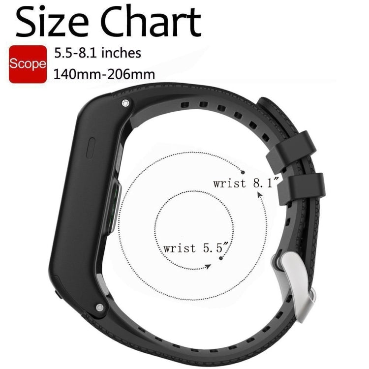 Cinturino sportivo in silicone per Garmin Vivoactive HR